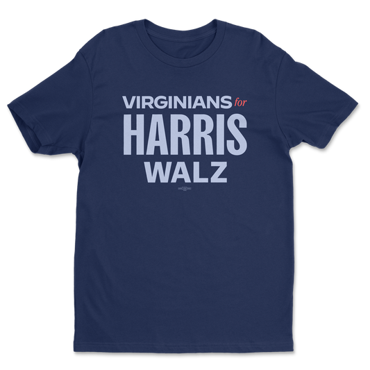 Virginians For Harris Walz Tee